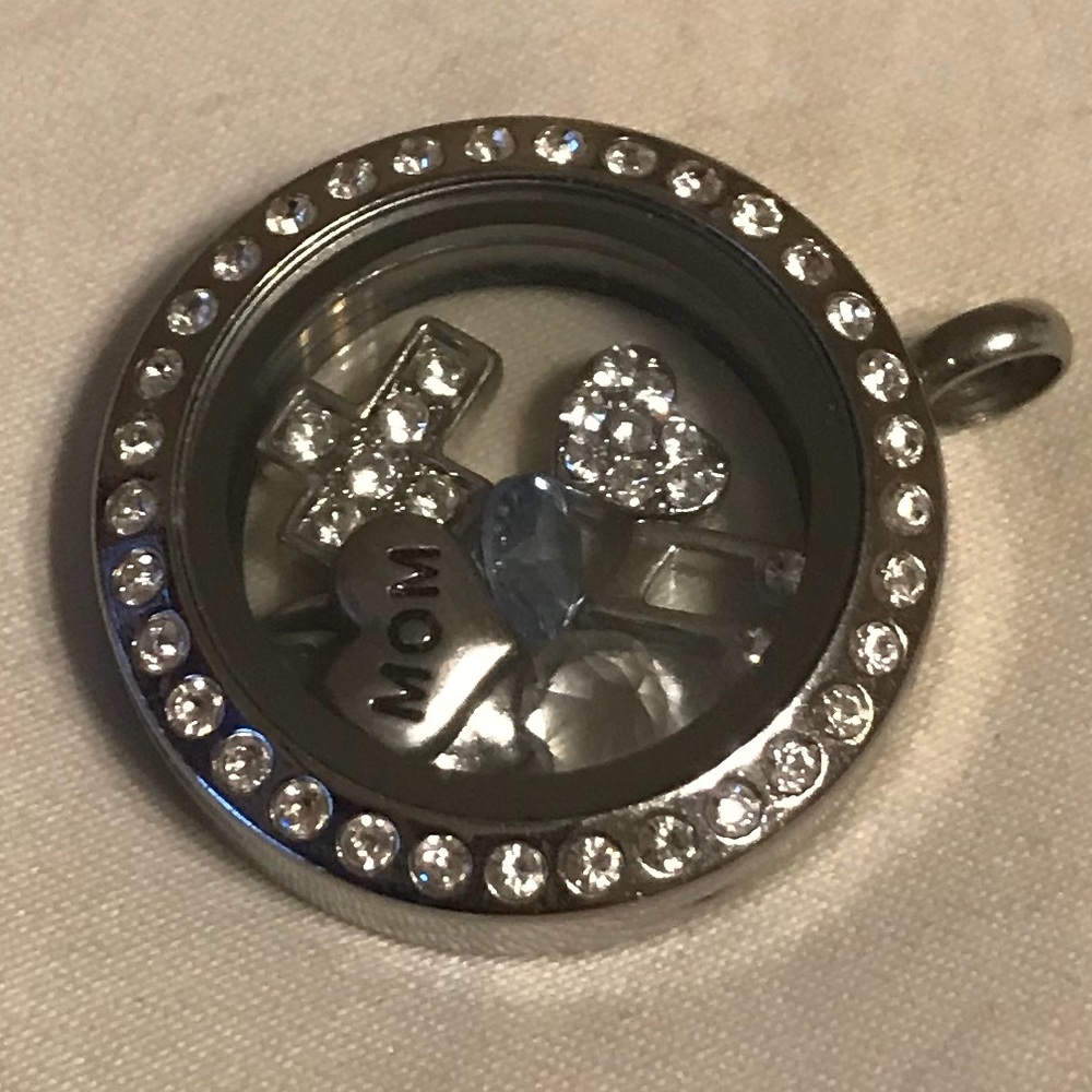Origami Owl Locket with Charms